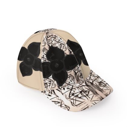 Dusky Pink Beige & Black Floral