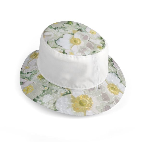 Green White Pink & Yellow Floral