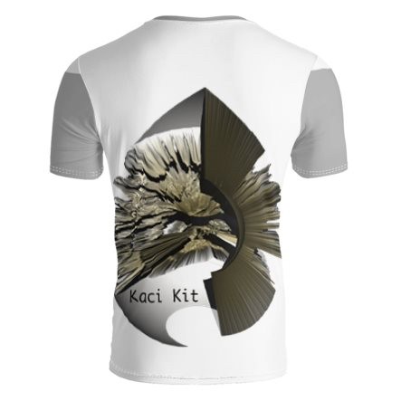 Kaci Kit Grey Short Sleeve White T-Shirt