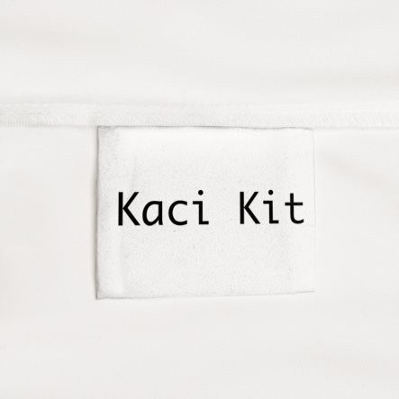 Kaci Kit Grey Short Sleeve White T-Shirt