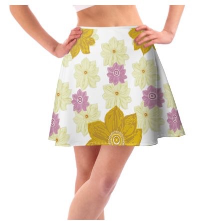 Ed Floral Short Skirt
