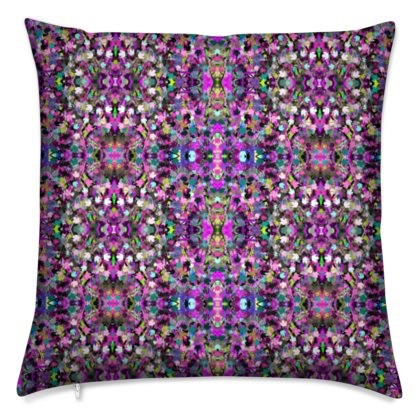 40cm Small Pretty Petals Design Velvet Feather Cushion