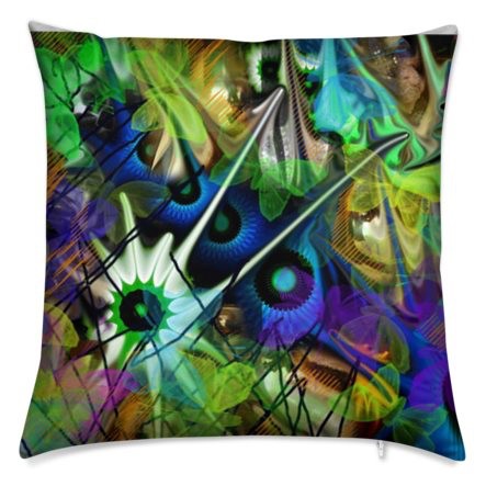 40cm Abstract Butterfly Velvet Feather Cushion