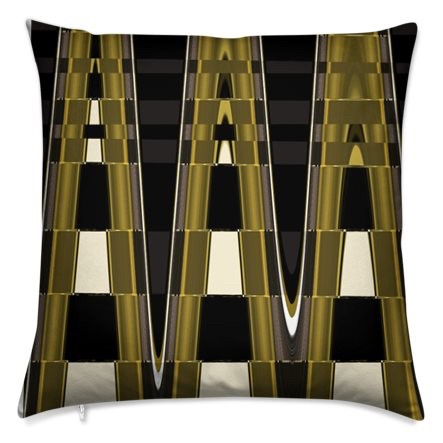 50cm Deco Style Velvet Feather Luxury Cushion Printed Both Sides