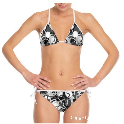 Black & White Ecliptic Bikini