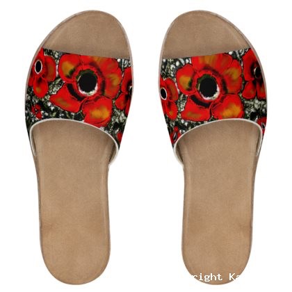 Poppy Leather Sliders
