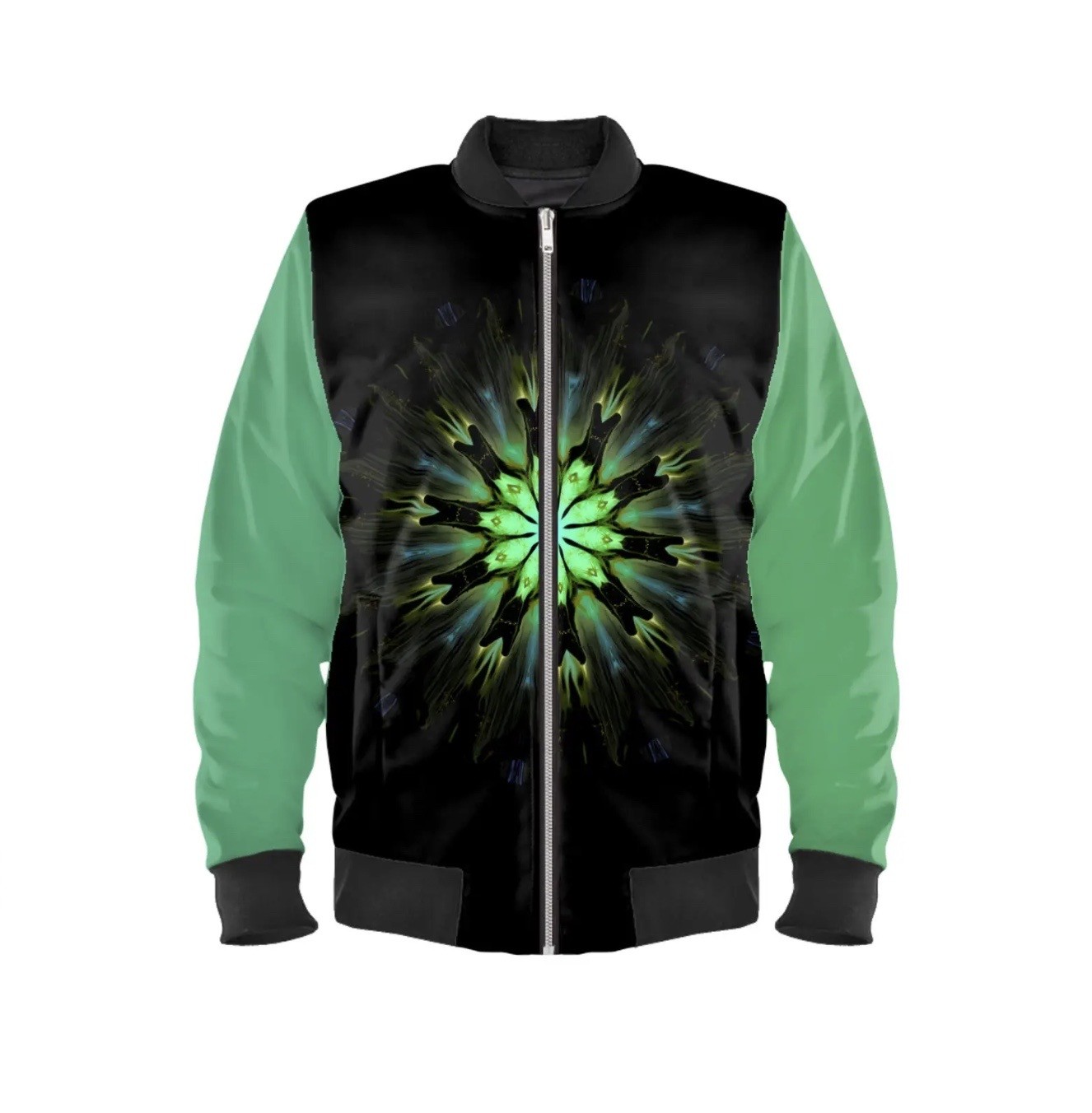 Abstract Envy Range With Green Sleeves