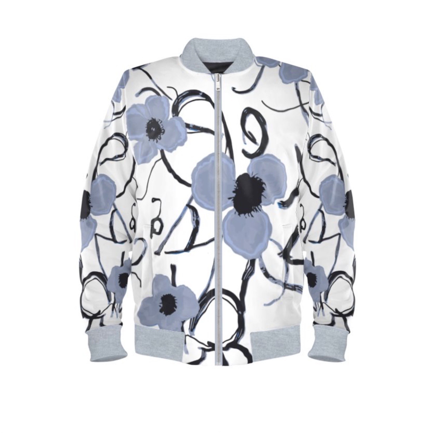 Abstract Sweet Poppy Blue
