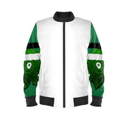 Green, White & Black Floral