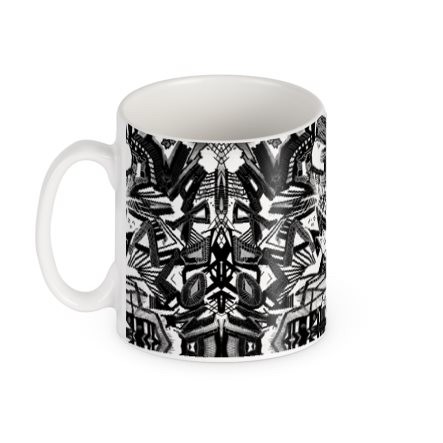 Black & White Ed Large Bone China Mug
