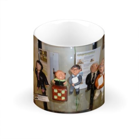 Builder Sculptures Large Bone China Mug