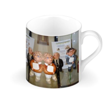 Builder Sculptures Large Bone China Mug