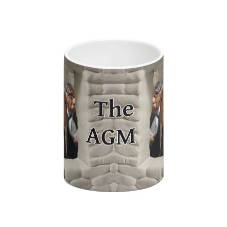 The AGM Sculptures Tall Bone China Mug
