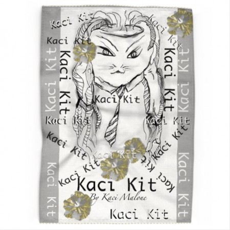 Kaci Kit Tea Towel With Wavy Edge