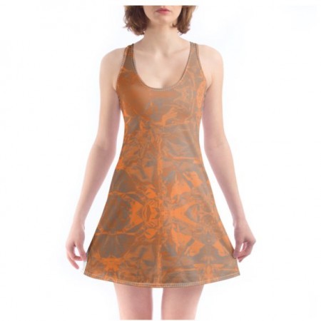 Copper Gold Facial Beach Dress