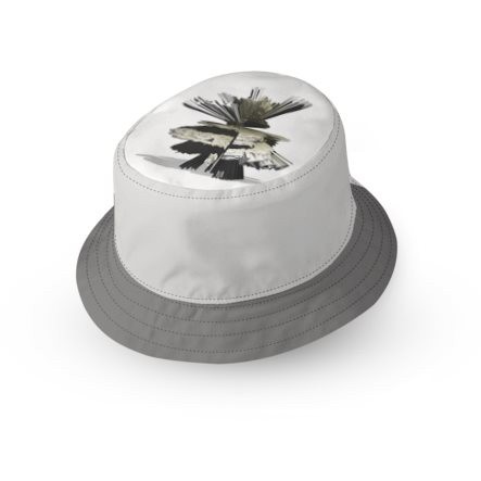 Kaci Kit Grey Short Brim Bucket Hat
