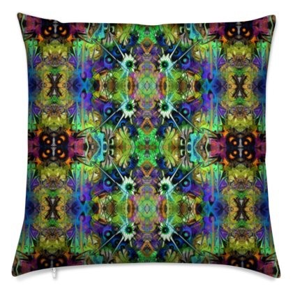 40cm Sea Urchin Range Small Size Print Velvet Feather Cushion Printed One Side