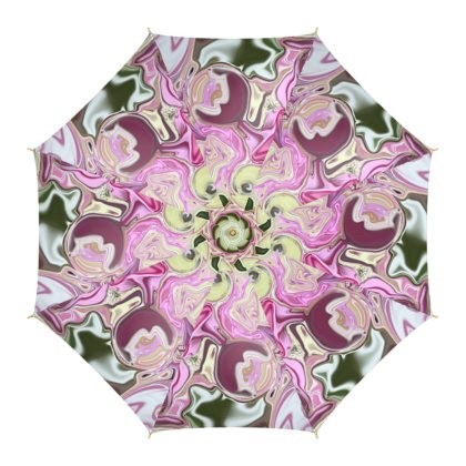 Abstract Liquid Pink Umbrella