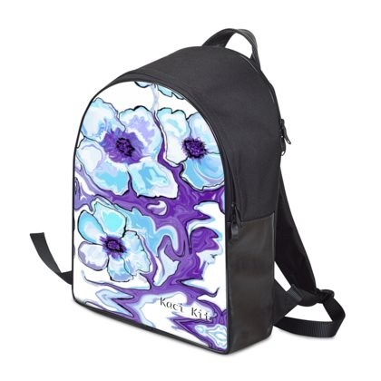 Blue Poppy Tree Backpack