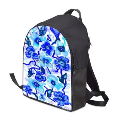 Sweet Poppy Blue Backpack