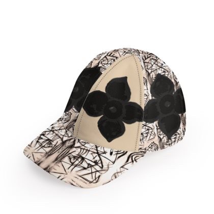 Dusky Pink Beige & Black Floral