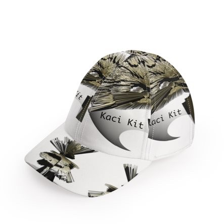 Kaci Kit White Baseball Cap