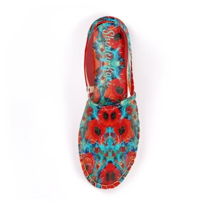 Abstract Poppy Espadrilles