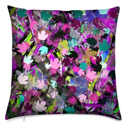 40cm large Pretty Petal Design Velvet Feather Cushion