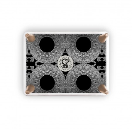 Grey White & Black Coin Confetti