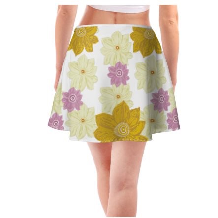 Ed Floral Short Skirt