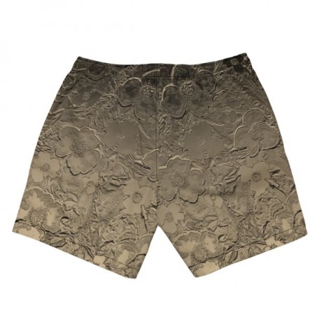 Sepia Floral Swimming Shorts