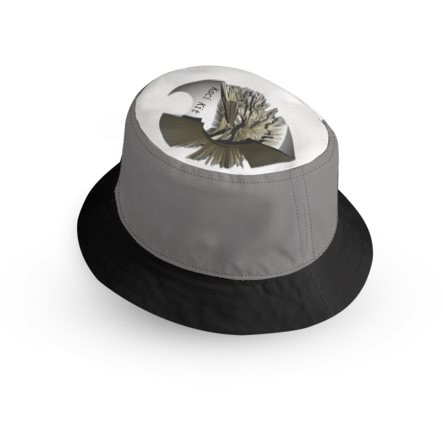 Kaci Kit Grey Short Brim Bucket Hat