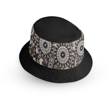 Abstract Kaleidoscope Narrow Brim Bucket Hat