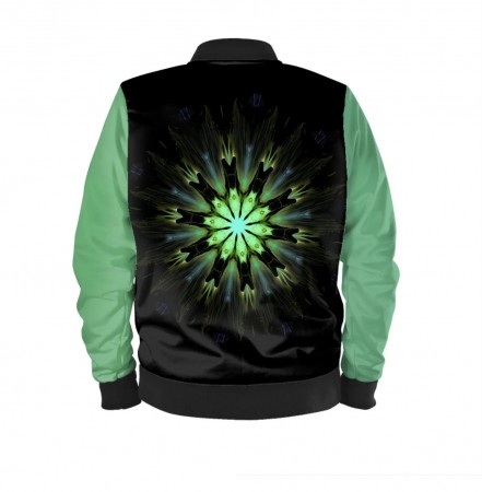 Abstract Envy Range With Green Sleeves