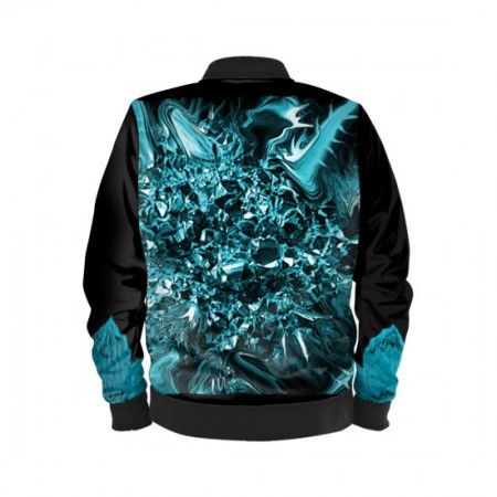 Abstract Turquoise & Black Jewel