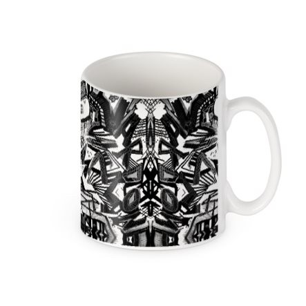 Black & White Ed Large Bone China Mug