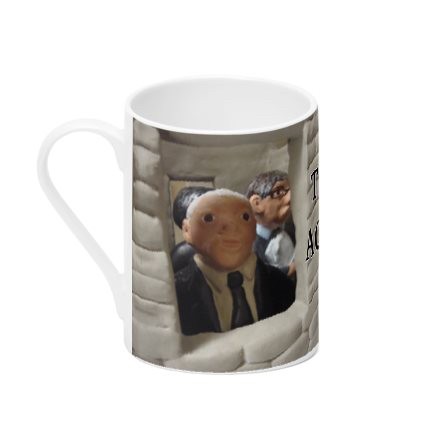The AGM Sculptures Tall Bone China Mug